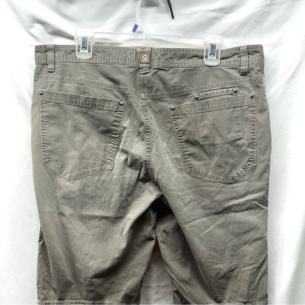 Merrell Mens 38S Grey Hiking Pants Outdoor Utility Cargo Articulated Knee Trail - Picture 6 of 13